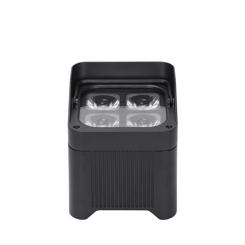 Outdoor Waterproof 4x20w rgbwa uv 6in1 Battery Powered Wifi App Remote DMX Wireless LED Uplight